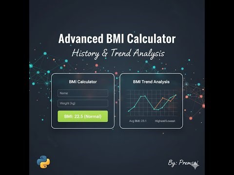 Advanced BMI Calculator using Python || Oasis Infobyte Internship Task 2 || #oasisinfobyte