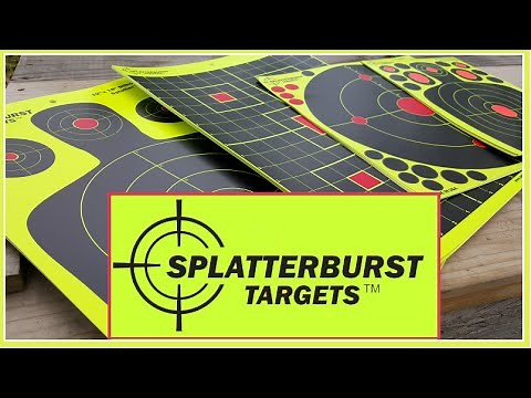 Splatterburst Targets : Review & Target Practice. Quality Shooting Targets.