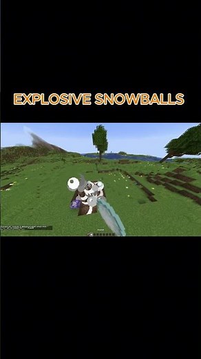 Minecraft Explosive Snowballs Command