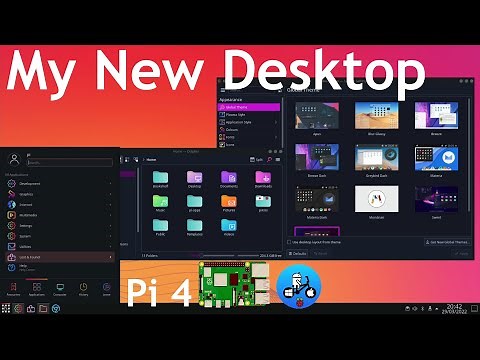 My new Linux Desktop. Raspberry Pi 4.