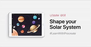 Shape your Solar System - Learn with Procreate®