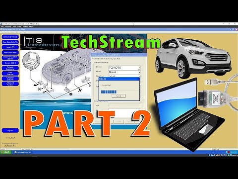 Toyota TechStream mini VCI test - Vehicle Settings - ECU Programming