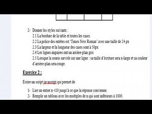 Correction Examen : Javascript