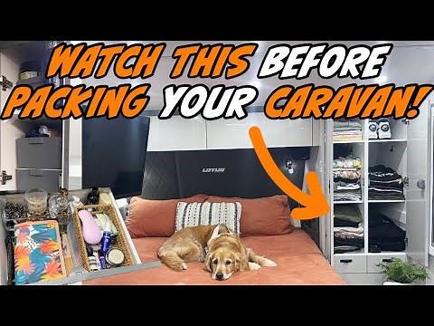 HOW TO PACK YOUR CARAVAN AND TRAVEL AUSTRALIA! TIPS AND HACKS TO MAXIMISE YOUR STORAGE!