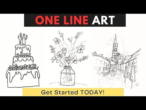 One Line Drawing - 7 Reasons why continuous line sketching is the AMAZING!
