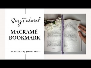 Handmade Macramé Bookmark Tutorial