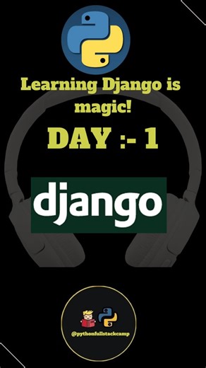 pythonfullstackcamp on Instagram: "Day 1: Django projects setup, MVT architecture understanding, and run the project! 🚀💻 Django MVT architecture explained Django project setup tutorial 2026 Django day 1 tutorial for beginners How to create first Django project Django MVT pattern with example Run Django project first time Django beginner project setup step by step Understanding Django MVT architecture 2026 Django hello world project tutorial Start Django project command line #Django #Projects #