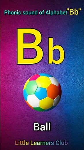Learn the Phonic Sound of the Letter "B" | Fun Phonics for Kids#phonics #alphabet