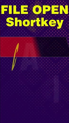 How to Open Files with Keyboard Shortcuts in Windows | Quick Tips