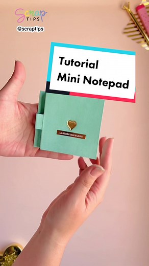 Tutorial #diy mini #notepad 📘 #notepaddesign