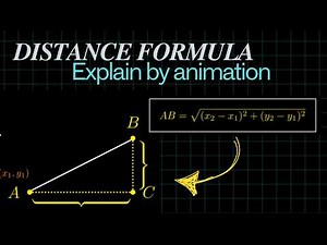 Distance Formula Explained Visually | Animated Proof & Derivation | Easy Math Guide | InsightMath