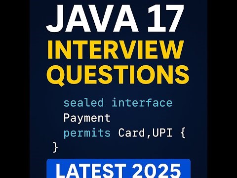Master Java 17 in 10 Minutes | Latest Interview Q&A for Developers & Engineering Managers