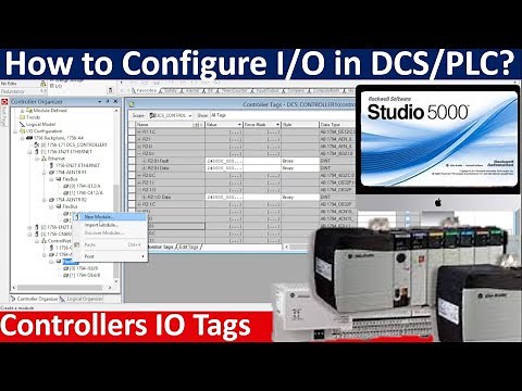 IO Configuration in ControlLogix | PLC Hardware mapping and Controller Tags in Studio5000