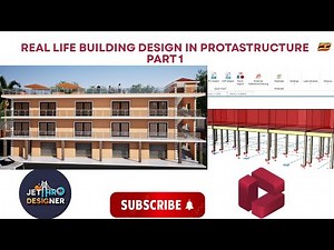 Real Life Building Design In Protastructure Part 1 (Importing of a DXF, Slab, Beams, Column Design)