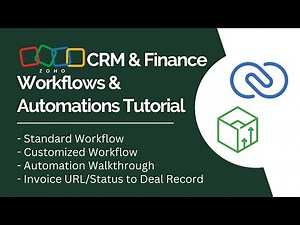 Zoho CRM & Finance Workflows & Automations Tutorial