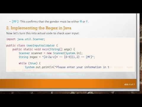 How to Check if a User's Input Follows the Correct Format in Java