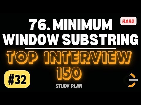 Leetcode | 76. Minimum Window Substring | Hard | Java Solution