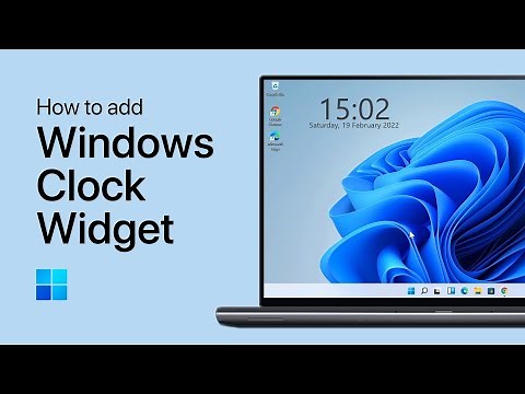 How To Add Clock Widget to Desktop on Windows 11