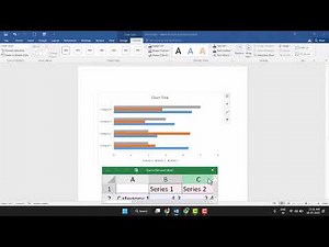 Insert and Edit Chart in Microsoft Word 2023