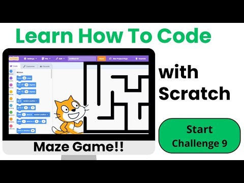 Create Your Own Maze Game: Challenge 9 | Learn Scratch Coding