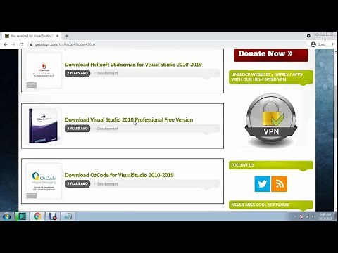 How to download visual studio 2010
