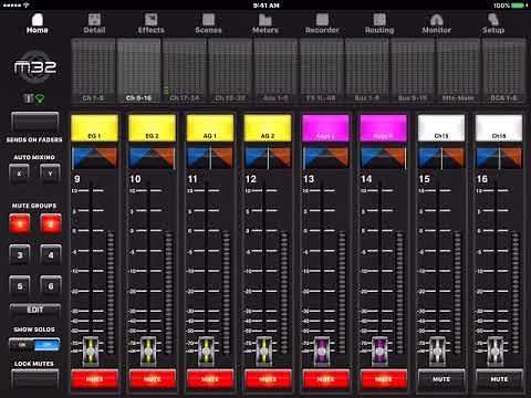 M32 Mix App Overview