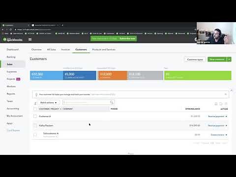 QuickBooks Online Tutorial: Projects vs Subcustomers