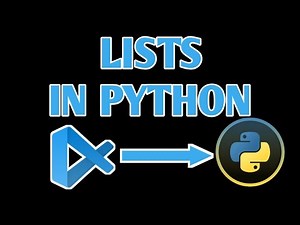 List in Python - Python Lists - How to use Lists in Python { VS Code Python }