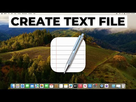 How to Create a Text File in Mac | Make .Txt File in MacBook