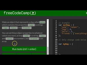 Build Javascript Objects, freeCodeCamp Basic Javascript