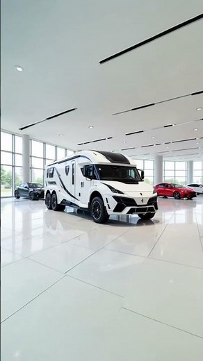 This Futuristic Luxury Motorhome Has a Ferrari Face