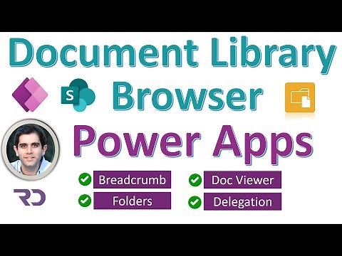 Power Apps SharePoint Document Library Tutorial