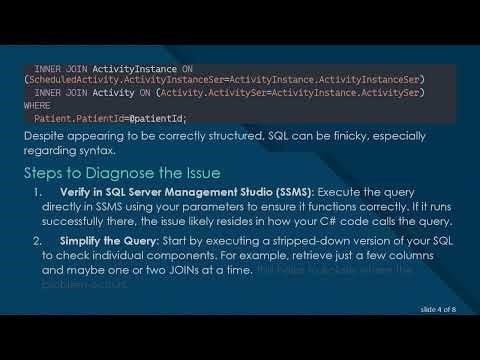 Troubleshooting SQL Errors: Resolving Syntax Error Near JOIN in SQL Server