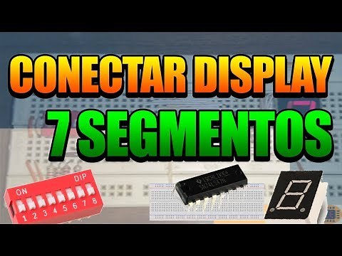 How to connect a BCD-7447 decoder to a 7-segment display