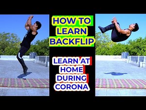 HOW TO LEARN BACKFLIP AT HOME