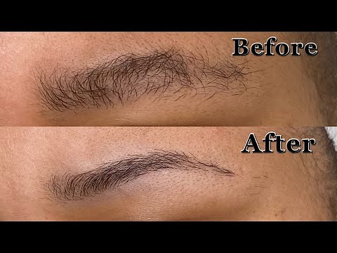 How To SHAPE YOUR EYEBROWS with Razor for Beginners | Easy Trim Your Eyebrow Tutorial