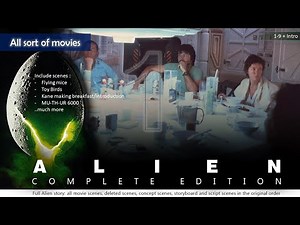 Alien (1979) CE1: Nostromo, Breakfast, MU-TH-UR 6000,..