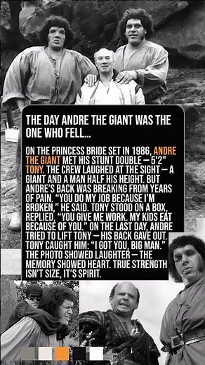The Untold Story of Andre the Giant on The Princess Bride Set ❤️