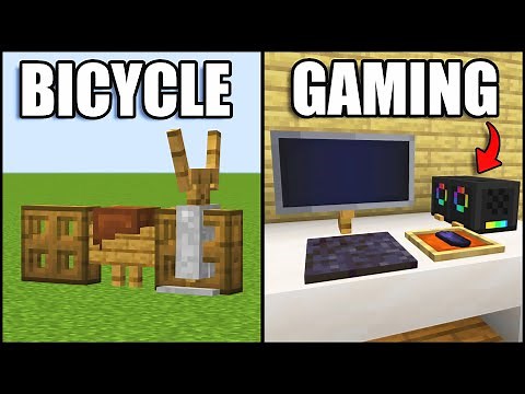 Minecraft: 15+ SECRET Build Hacks and Tricks!