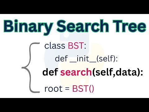 Python Program To Implement Binary Search Tree | Program 3 | Search Operation