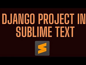 How to run Django project in sublime text 3 || sublime text