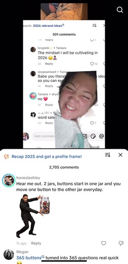 @Tamara you can even carry the button around in your pocket during the day 🫶 #365buttons #buttons #tamrasbuttons #thebuttongirl