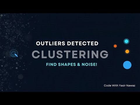 DBSCAN Clustering in Python | Non-Linear Data & Outlier Detection
