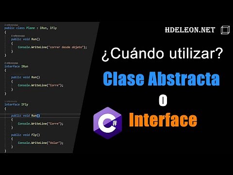 ¿Cuándo utilizar clase abstracta y cuando utilizar interface en C# .Net?