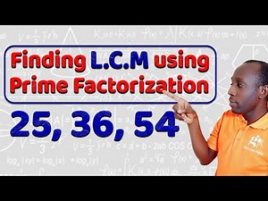 Finding LCM Using Prime Factorisation | Easy Math Tutorial