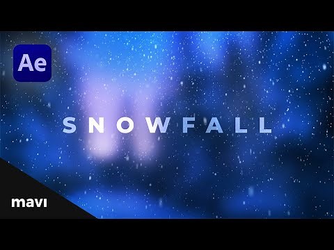 Create a Realistic Snowfall Animation Using After Effects — No Plugins Needed (Walkthrough)