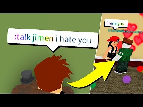 MAKING PEOPLE TALK WITH ADMIN COMMANDS! (Roblox)