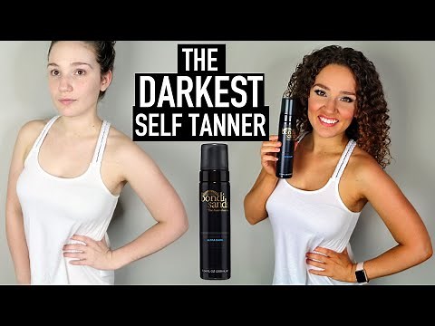 Bondi Sands ULTRA DARK Foam Review - How to Apply Self Tanner