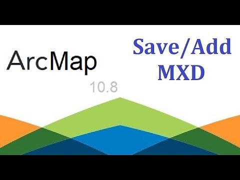 ArcMap Save and Add MXD file ArcGIS Mastery