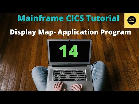 Display Map through Application Program - Mainframe CICS Tutorial - Part 14 (Volume Revised)